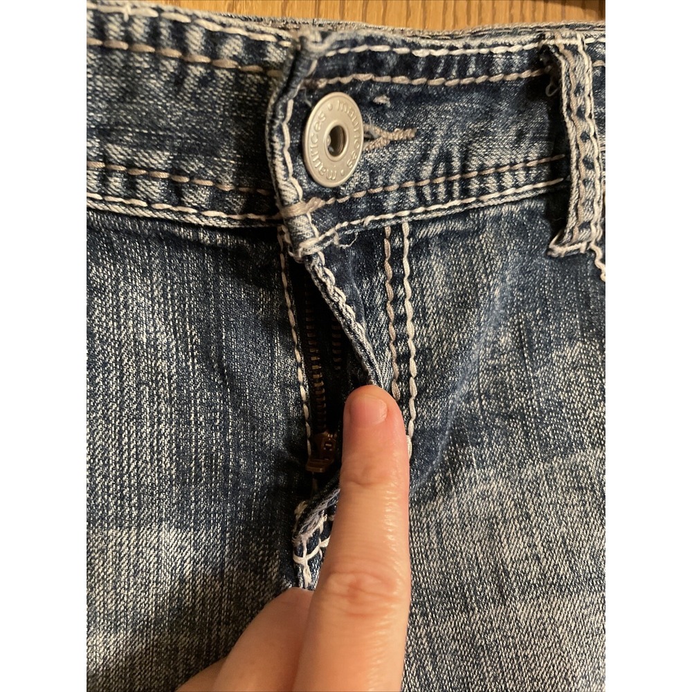 Women's Maurices Shorts Cut-Off White Stitching Size 5/6 - Picture 3 of 8